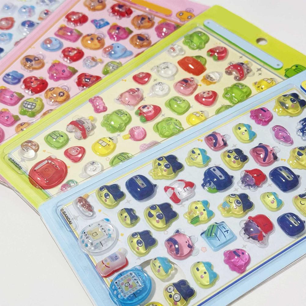 Kawaii 3D Relief Sculpture Stickers Cartoon Creative Peripheral Decal DIY Laptop Scrapbook Decal Party Gift