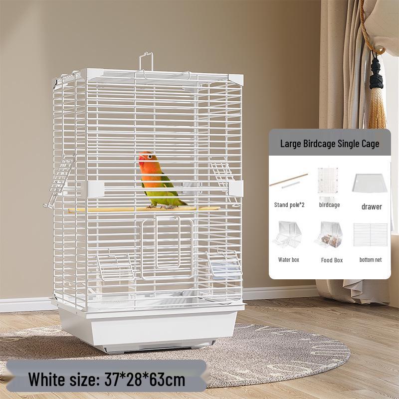 Luxury Birdcage with Breeding Box for Parrots and Budgies - Large Aviary for Cockatiels, Mynas, and More