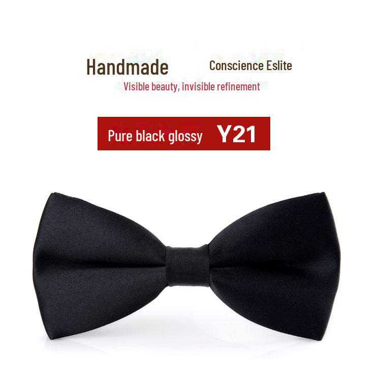 Wine Red Korean Bow Tie for Men - Ideal for Weddings and Best Man Attire