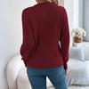 Women's T-Shirt Vintage Floral Print Round Neck Loose Long Sleeve Mid-Length Thumb Leak Top