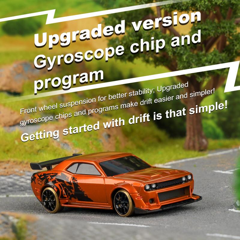 ABAJ1 Turbo Racing 1:76 C65 Limited Edition Drift RC Car With Gyro Radio Full Proportional Remote Control Toys RTR Desktop Toys Car
