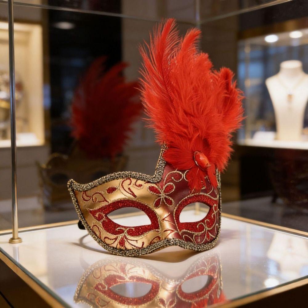 Seductive Style Half-Face Lace Mask Multicolor Masquerade Ball Mask Ladies