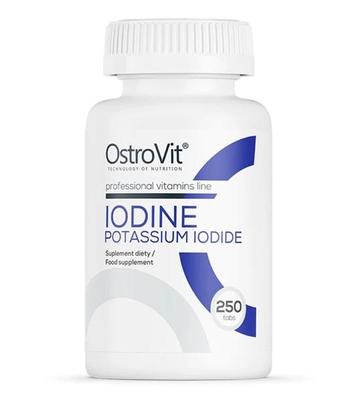 OstroVit Iodio Ioduro di Potassio, 250 Compresse