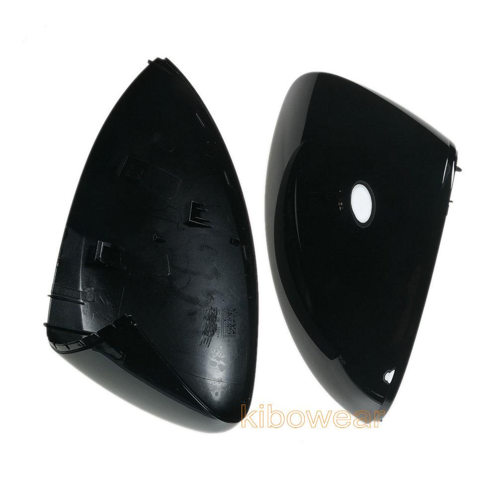 Side Wing Mirror Caps Cover for VW Tiguan MK1 I 1 for Skoda Yeti Sharan 2009 2010 2011 2012 2013 2014 2015 Replace Black