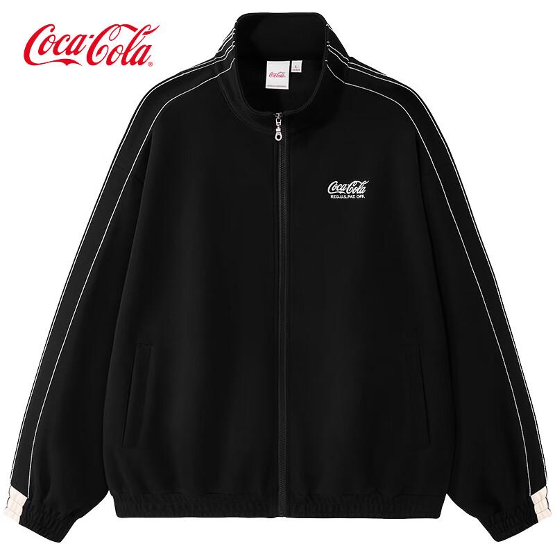 

Coca-Cola Men s Embroidered Stand Collar Casual Jacket M