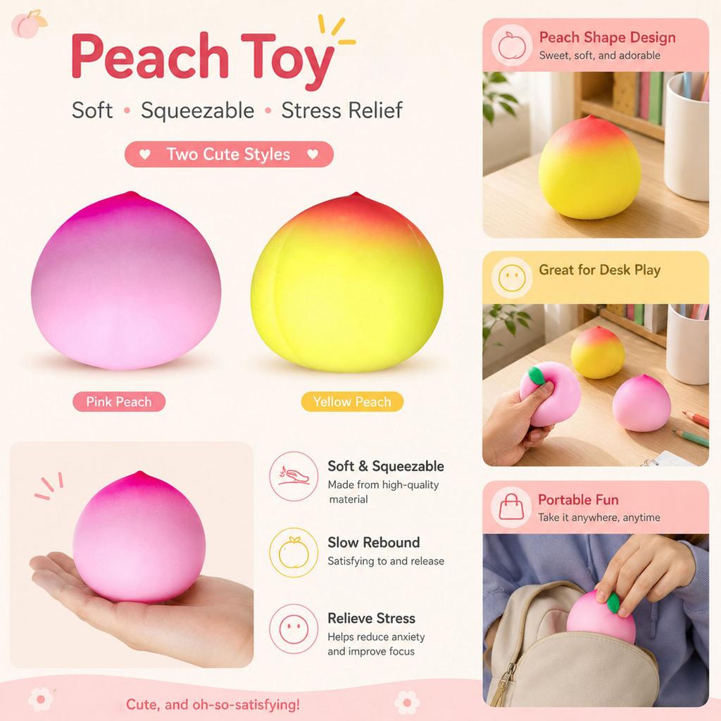 Stress Toy, Realistic Fake , Soft , Individually Wrapped, Sensory Play