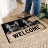 40*60cm Bathroom Carpet Non-slip Door Carpet Creativity Beagle Floor Mat  Home Decor