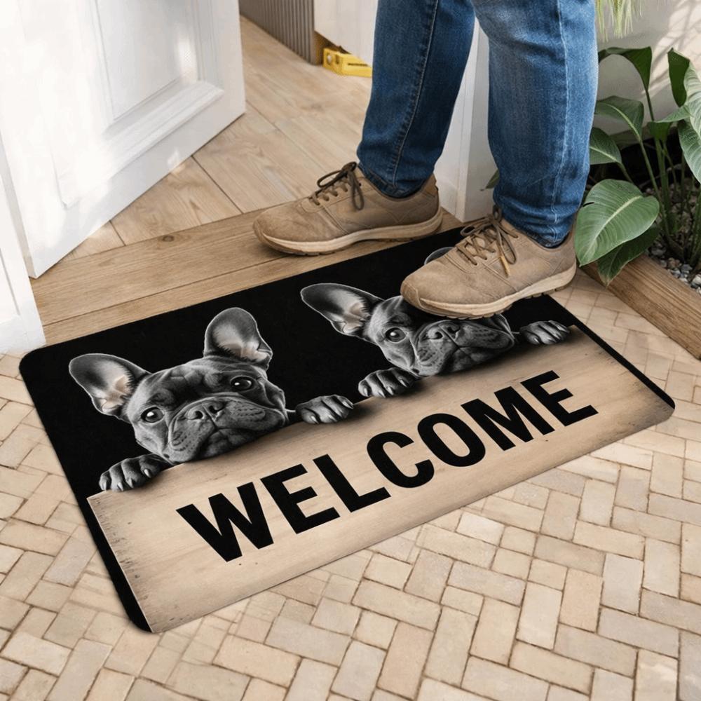40*60cm Bathroom Carpet Non-slip Door Carpet Creativity Beagle Floor Mat  Home Decor