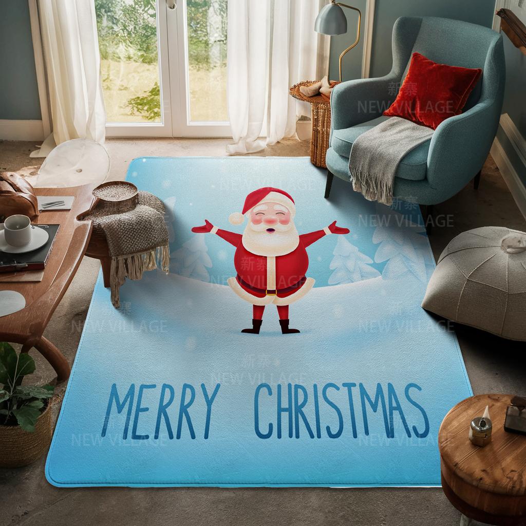 Koberec ke vchodu do domu Rohožka ke dveřím do domu Obývací pokoj Vana Koupelna Protiskluzové koberce s absorpcí vody vana Veselé Vánoce zima