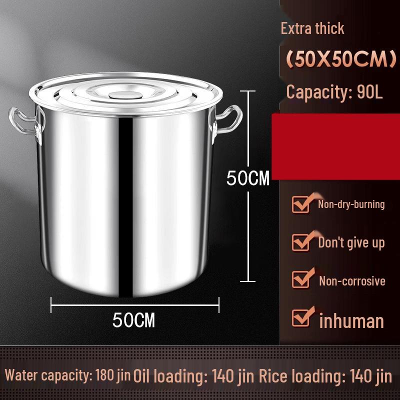 JPHZNB Stainless Steel Soup Pot with Lid
