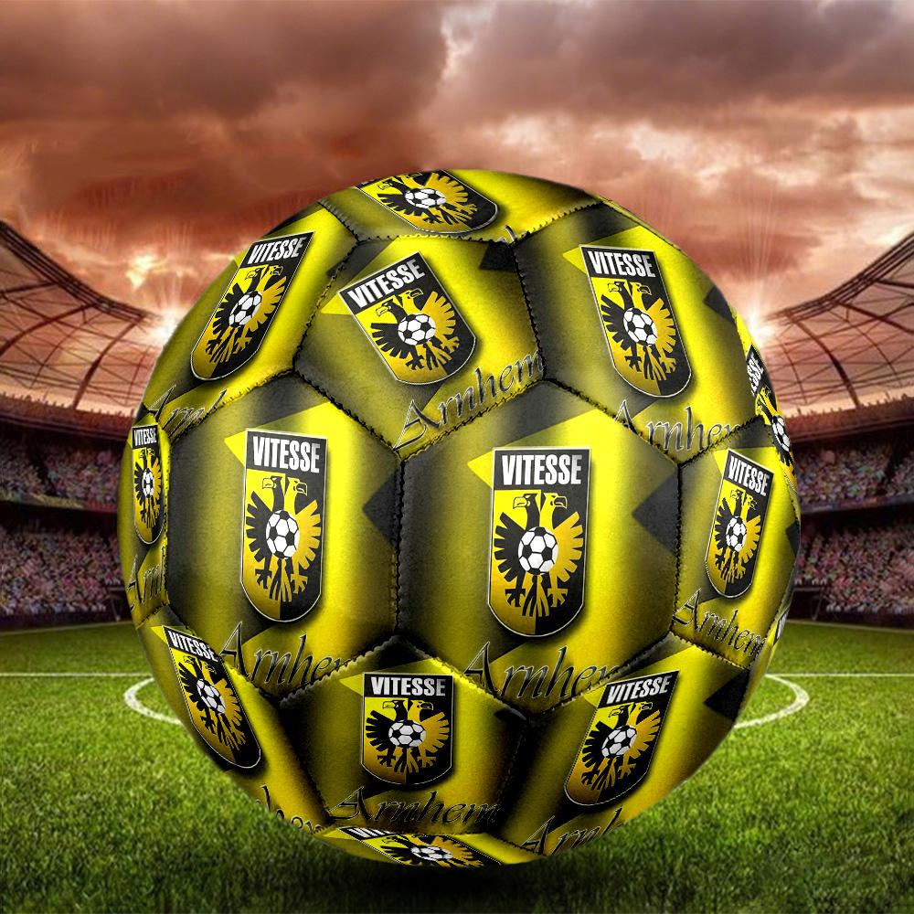 SBV Vitesse ArnhemSoccer Ball Colorful All Ages Machine Stitched PVC Competition Ready Durable High-Bounce