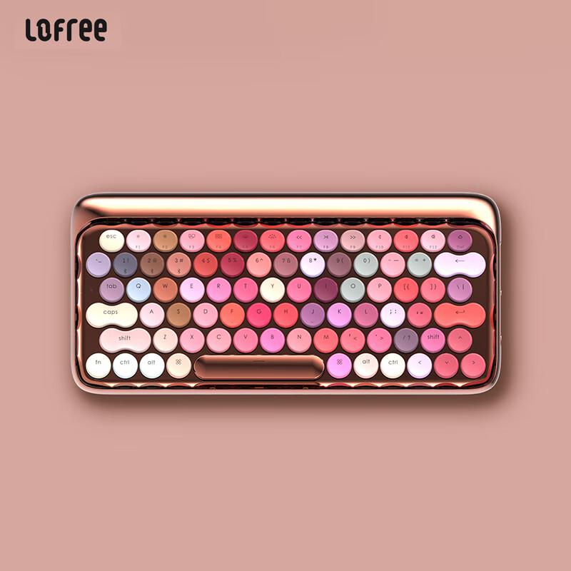 

LOFREE Blossom Series Retro DOT Wireless Bluetooth Mechanical Keyboard