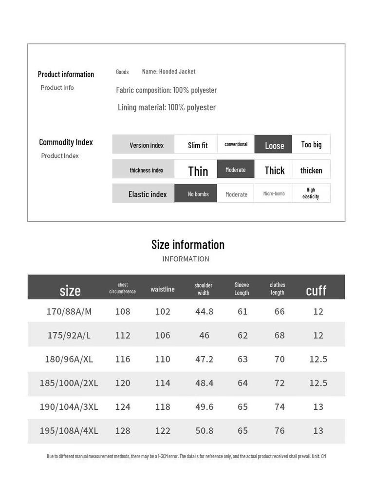 Romon Men's Business Casual Detachable Hood Jacket