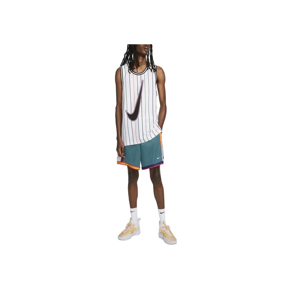 Nike Men's Dri-FIT DNA Basketball Jersey White Black DX0436-100