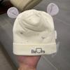 0-3 Months Baby Fetal Cap Print Infants Beanie Cap Windproof Newborn Hats  Autumn