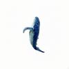Rzeźba Cetacea z żywicy Realistyczne Detale Wspinająca się Statua Uroczy Design Uchwyt do Doniczki dla