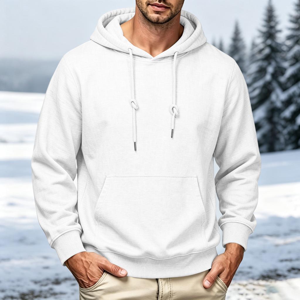 Herren Pullover Hoodie mit Farbe Vielseitig Lässig Alltagsbekleidung