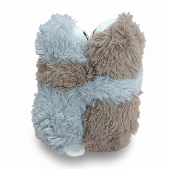 Pet Plush Toy Sloth Shape Bite-Resistant Plush Dog Chew Toy with Built-in Sound Device Soft Interactive Stress Relief Toy