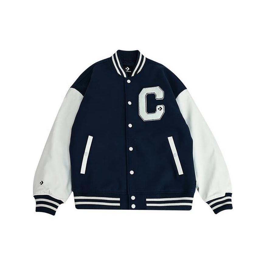 New Converse Puffer Jacket Men's Marine Blue 10027241-A01