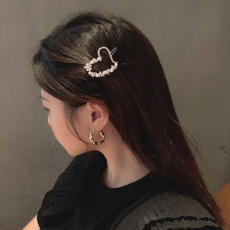 Γλυκά Πολύχρωμα Φουρκέτες Λαμπερό Λουλούδι Καρδιά Κλιπ Μαλλιών Για Κορίτσια Πλαϊνές Μπαρέτες Χαριτωμένες Φουρκέτες Αξεσουάρ Μαλλιών