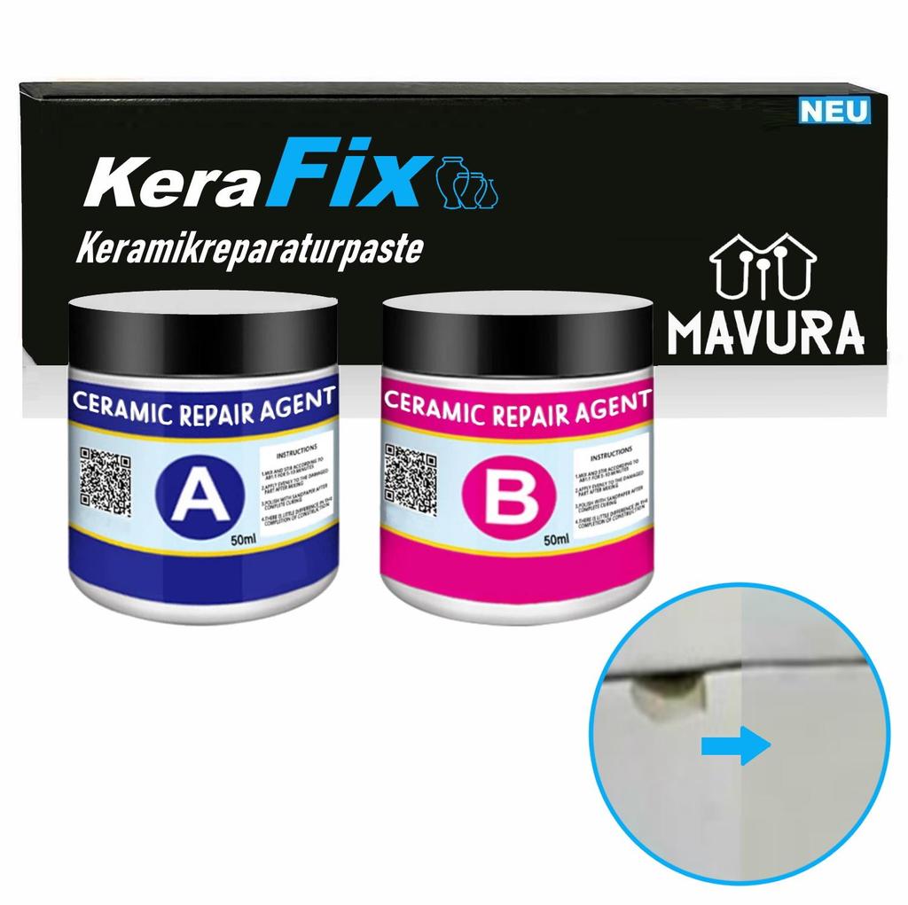 KeraFix Ceramic Repair Paste Porcelain Repair Compound Ceramic Tile Repair