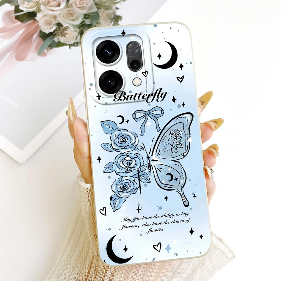Cute Cartoon Phone Case For OPPO Reno 14 Cover Reno14 Pro Shockproof Silicone Funda Matte Bumper on OPPO Reno14Pro 5G Soft Shell