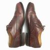VAN LIER Rare Vintage Full Brogue Wingtip Business Shoes Brown Size 41 (26.5-27.0)(USED)