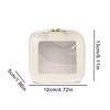 Borsa da Viaggio Piccola in Pelle Carina Trasparente per Trucco Organizer per Articoli da Toeletta Mini Borsa per Trucco Piccola Borsa per Cosmetici per Portafoglio