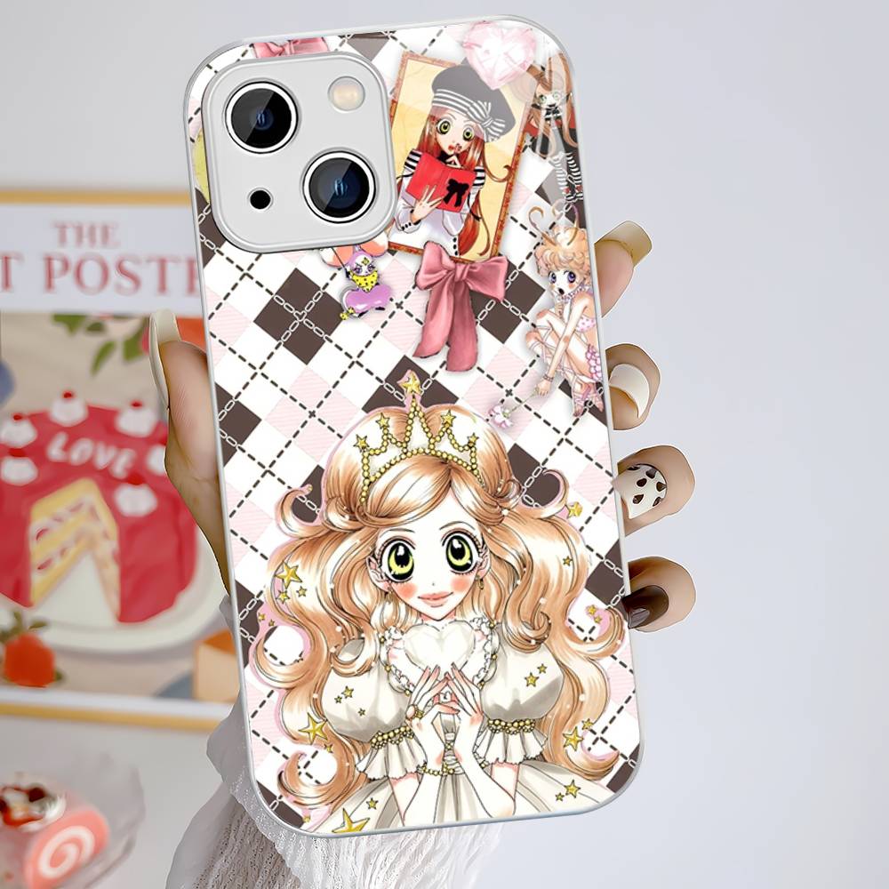 Anime Sugar Sugar Rune For IPhone 14 13 12 Mini 11 Pro XS Max X XR 14 Plus Tempered Glass Cover