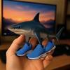 Funny Shark Figurine 3D Printed Tungtungtungsahur Figure Decoration Creative Action Figure Desk Ornaments Tralalerotralala Shark