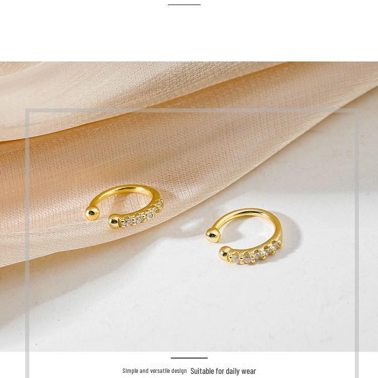 Bohemian S925 Sterling Silver Jewelry: Diamond Nose Ring, Ear Cuff, Unique Lip Ring, Earrings for Men & Women