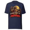 I Can’t Help It, It’s My Hormones – Funny Werewolf Graphic T-Shirt