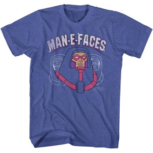 Masters of the Universe Man E Faces Head Royal Heather Adult T-Shirt Unisex T-Shirt XL