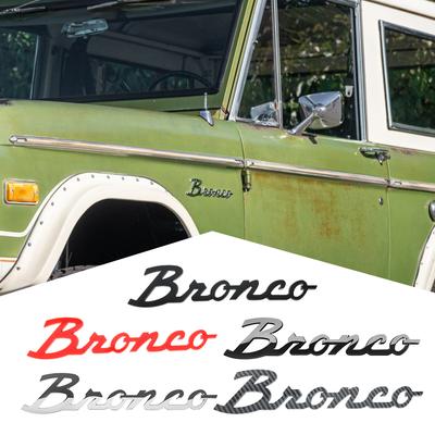 1pcs Car 3D Metal Emblem Badge Sticker Center Cover For Bronco 2022 2023 Sport Logo Trunk Body Fender Styling Accessories