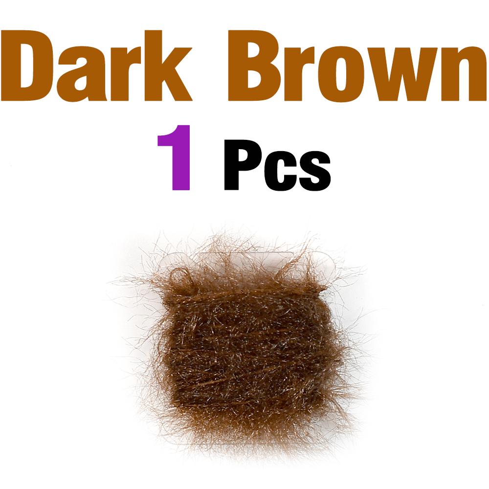 1Pcs Chenille Fly Tying Material for Nymph Bugs Scud Woolly Bugger Streamer Flies Salmon Bass Pike Fly Fishing Tackle темно-коричневого