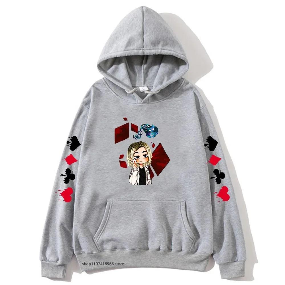 Cute Chishiya Hoodie Alice In Borderland Graphic Sweatshirts Autumn Winter Fleece Streetwear Tops