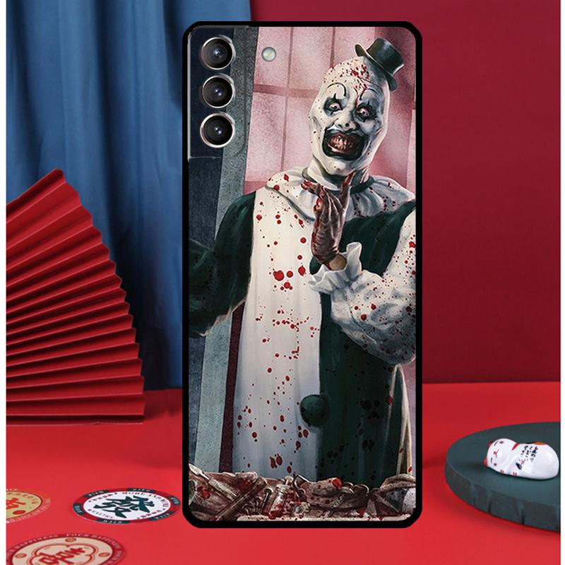 Horror Movie Terrifier Cover For Samsung Galaxy S20 FE S21 S22 S23 Ultra S8 S9 S10 Plus Note 10 20 Ultra Phone Case