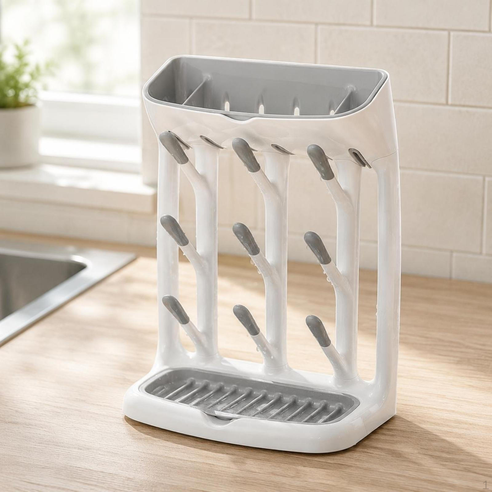Nursing Bottle Rack Easy to Clean Drainage Stand Compact Design