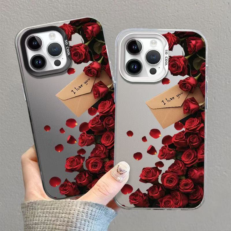 The New Rose Envelope Is Suitable for Iphone17 Mobile Phone Case Apple 15promax/14 Anti-drop 13pro16 Europe and America