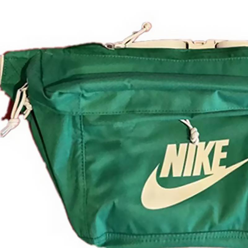 New Nike Polyester One Shoulder Crossbody Fanny Pack Unisex Green BA5751-365