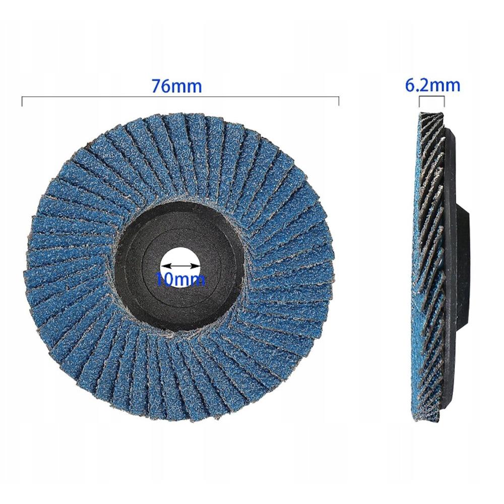 8szt TARCZA LISTKOWA LAMELKA 76 MM DO SZLIFOWANIA METALU DREWNA ŚCIERNA