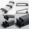 Cable Cable Cable Holders with Black and Cable GEJ-Tech Clips, Organizers, Double-Sided Tape, White, Tie-Downs (Large Size, 50-Pack, White)