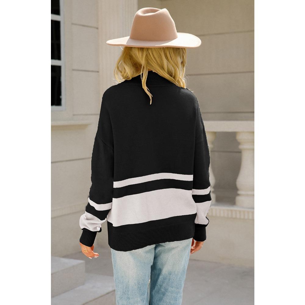 2025 Spring New Women's Sweater Cover Knitted Sweater Large Size Long Sleeve Sweater Women