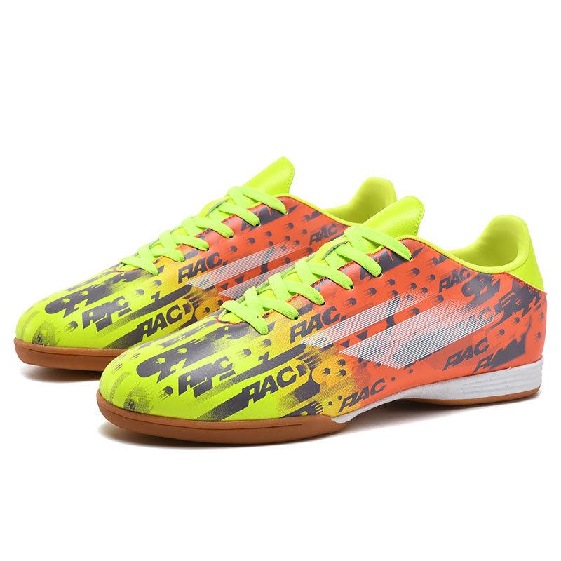Ic Fußballschuhe Indoor Futsal Rindersehnen-Sohle Zementboden Holzboden Jungen und Mädchen Schüler Trainingsschuhe