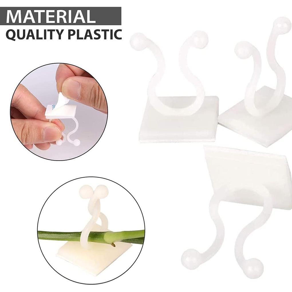 Plants Fixture Wall Climbing Fastener Wall-mounting Vine Supporting Hooks Fixing Gardening Clips Accessories Courtyard