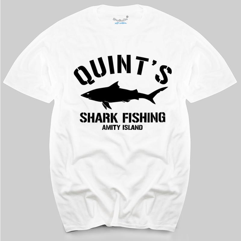 Quints Shark Jaws Inspired Unisexs T Shirt Stephen Spielberg Amity Island Unisexs Top Tees