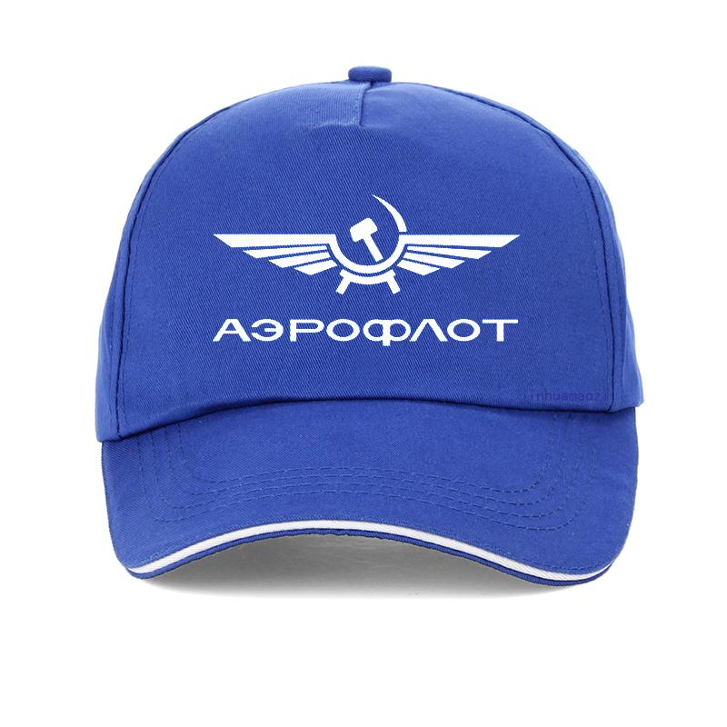 Aeroflot Russische Luftfahrt Pilot Luft- und Raumfahrt Flieger Baseballkappe Sommer Baumwolle Freizeit Mode Hip-Hop Hut Unisex Snapback Hüte