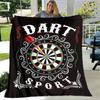 Sports dart target printing blanket warming Warm Pretty Flannel Soft Comfortable Home Travel Blanket