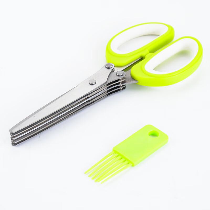 HSDIC 5-Blade Stainless Steel Kitchen Scissors