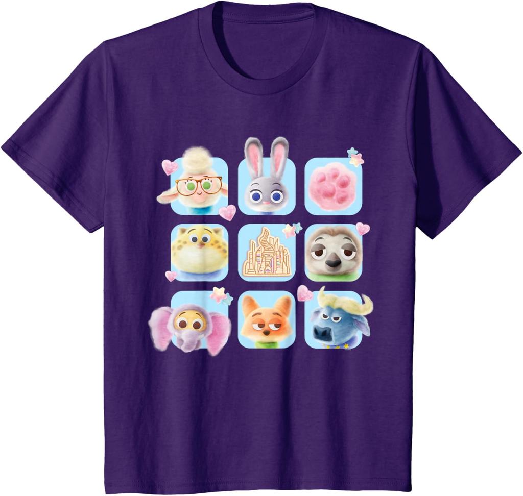 Disney Zootopia Cute Cotton Candy Friends T-Shirt